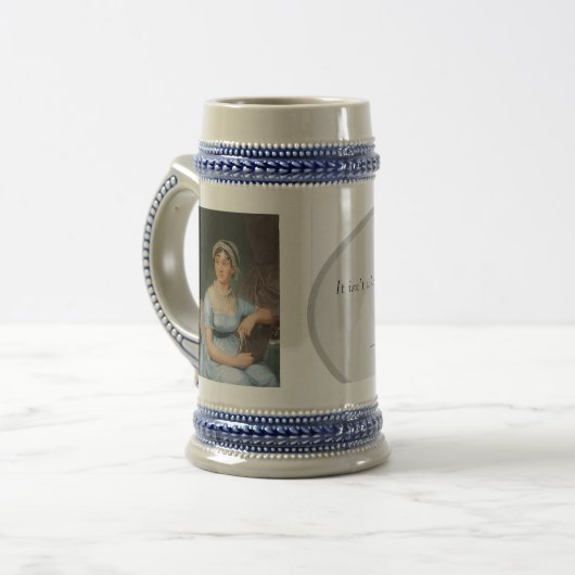 マグウィズジェーンオースティン引用文 ビールジョッキ (正面左)