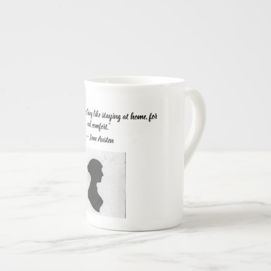 マグウィズジェーンオースティン引用文 ボーンチャイナマグカップ (正面右)