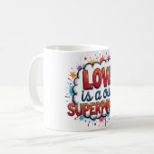 マグウィズバレンタインデーデザイン コーヒーマグカップ (正面左)