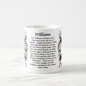 マグウィリアムス家族の紋章付き外衣 コーヒーマグカップ (中央)