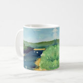 マグウォータービューシーンオーストラリア美術 コーヒーマグカップ (正面左)