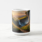 マグウォーターフォールシーン コーヒーマグカップ (中央)