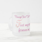 マグエレガンス_ファーストマイゴッドマザー フロストグラスマグカップ (正面左)