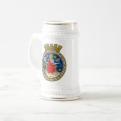 マグオスロの紋章付き外衣 ビールジョッキ (正面左)