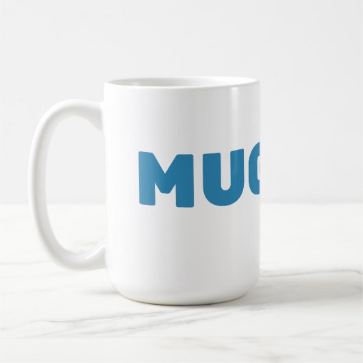 マグオフ - 大胆で面白いコーヒー好きデザイン コーヒーマグカップ (左)