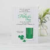マグオブグリーンビアセントパトリックの日招待状 招待状 (スタンド正面)