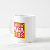 マグカの涙でいっぱいになったマグカップ コーヒーマグカップ (正面左)