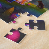 マグカカラフルックの森の小さなペット ジグソーパズル (側面)