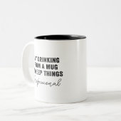 マグカップからプロの物へ保の飲み込み ツートーンマグカップ (正面左)