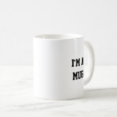 マグカップですって冗談 コーヒーマグカップ (正面右)