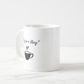 「マグカップで抱きしめ」 コーヒーマグカップ (正面左)