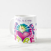 マグカップで抱き締める コーヒーマグカップ (正面左)