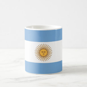マグカップとアルゼンチン国旗 コーヒーマグカップ