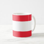 マグカップとオーストリア国旗 コーヒーマグカップ (正面右)