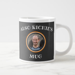 マグカップにマグカップを置く ジャンボコーヒーマグカップ