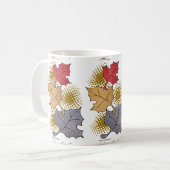 マグカップに描かれた紅葉 コーヒーマグカップ (正面左)