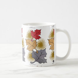 マグカップに描かれた紅葉 コーヒーマグカップ