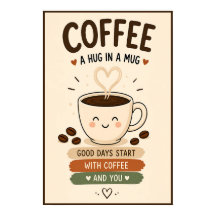 マグカップに込めた1杯のコーヒーと抱擁 16x24