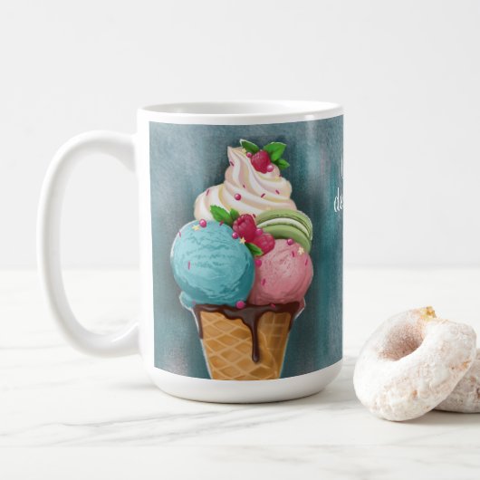 マグカップのアイスクリーム コーヒーマグカップ (ドーナツ)