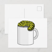 マグカップのイモムシ ポストカード (正面/裏面)