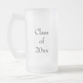 マグカップのカスタマイズ年月日区分 フロストグラスビールジョッキ (左)