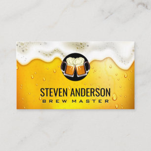 マグカップのクランキング Beer Froth 名刺