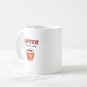 マグカップのコーヒー好きの贈り物でハグをコーヒーで飲む コーヒーマグカップ (正面左)
