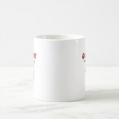 マグカップのコーヒー好きの贈り物でハグをコーヒーで飲む コーヒーマグカップ (中央)