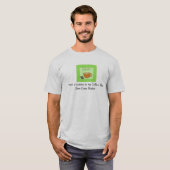 マグカップのサイズは重要 ユーモア溢れるデザイン Tシャツ (正面フル)