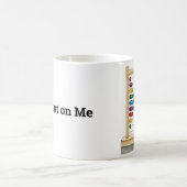 マグカップのデザインに頼る コーヒーマグカップ (中央)