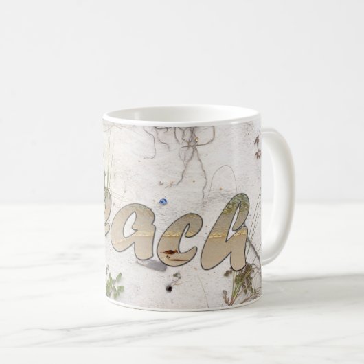 マグカップのビーチだ コーヒーマグカップ (正面右)