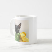 マグカップの上でムープをする コーヒーマグカップ (正面左)