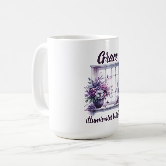 マグカップの中にグレイスがイルミネーション コーヒーマグカップ (正面左)