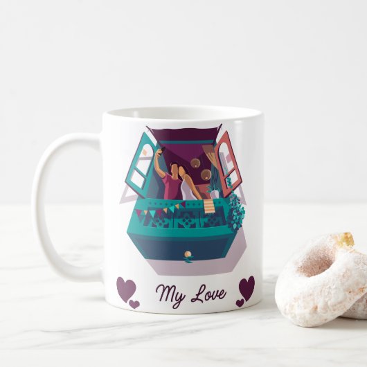 マグカップの幸せ コーヒーマグカップ (ドーナツ)