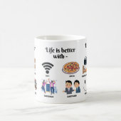 マグカップの方が人生は好い コーヒーマグカップ (中央)