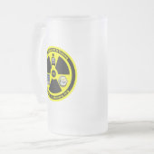 マグカップの訓練を受けている放射線科の学生 フロストグラスビールジョッキ (正面左)