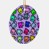 マグカップの飾りにならないよおもしろいう セラミックオーナメント (右)