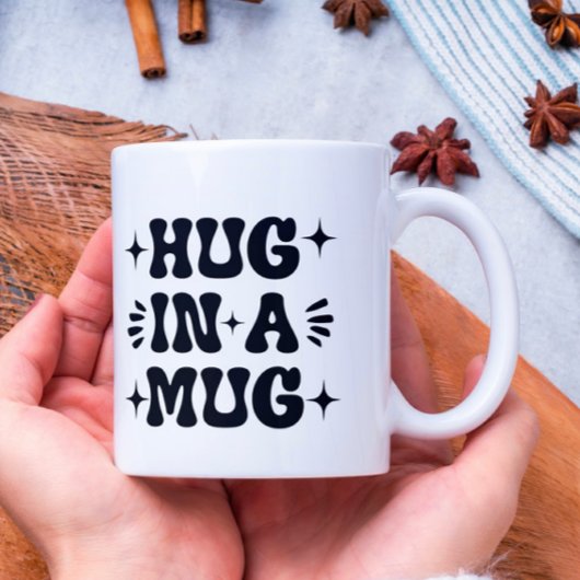 マグカップの黒いレトロタイポグラフィ コーヒーマグカップ