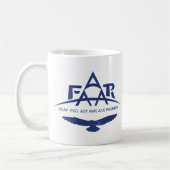 マグカップのFAAARロゴ コーヒーマグカップ (左)