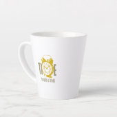 マグカップを壊す カフェラテマグ (左アングル)