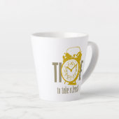 マグカップを壊す カフェラテマグ (右アングル)