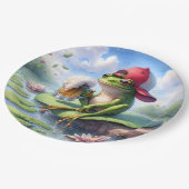 マグカップを持つビール|過去記事 ペーパープレート (アングル)