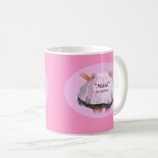 マグカップを提供するメイド コーヒーマグカップ (正面右)