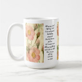 マグカップを満たし、主よ私はそれを持ち上げ、主ことわざ コーヒーマグカップ (左)