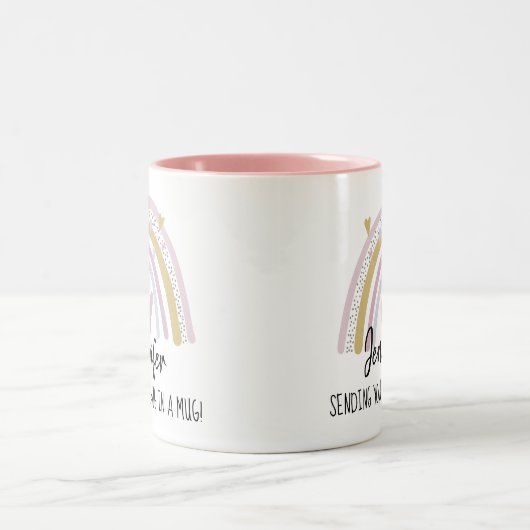 マグカップを考える抱き締める ツートーンマグカップ (中央)