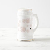 マグカップを見る親子の花火 ビールジョッキ (正面右)