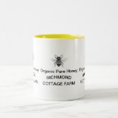マグカップオーガニック – 純蜂蜜 ツートーンマグカップ (中央)