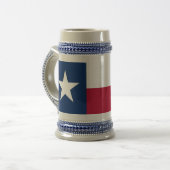 マグカップテキサス州州旗州 – 米国 ビールジョッキ (正面左)