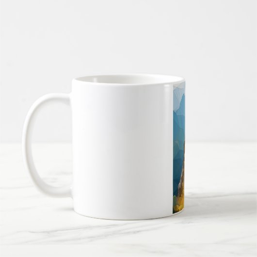 マグカップテンプレート コーヒーマグカップ (左)