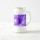 マグカップファンタジー花紫 ビールジョッキ (正面右)